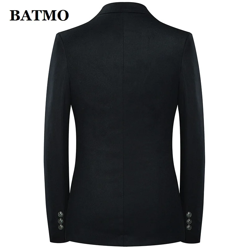 Batmo Новое поступление высококачественный шерстяной клетчатый Повседневный блейзер для мужчин, мужские костюмы куртки, повседневные куртки для мужчин 8128