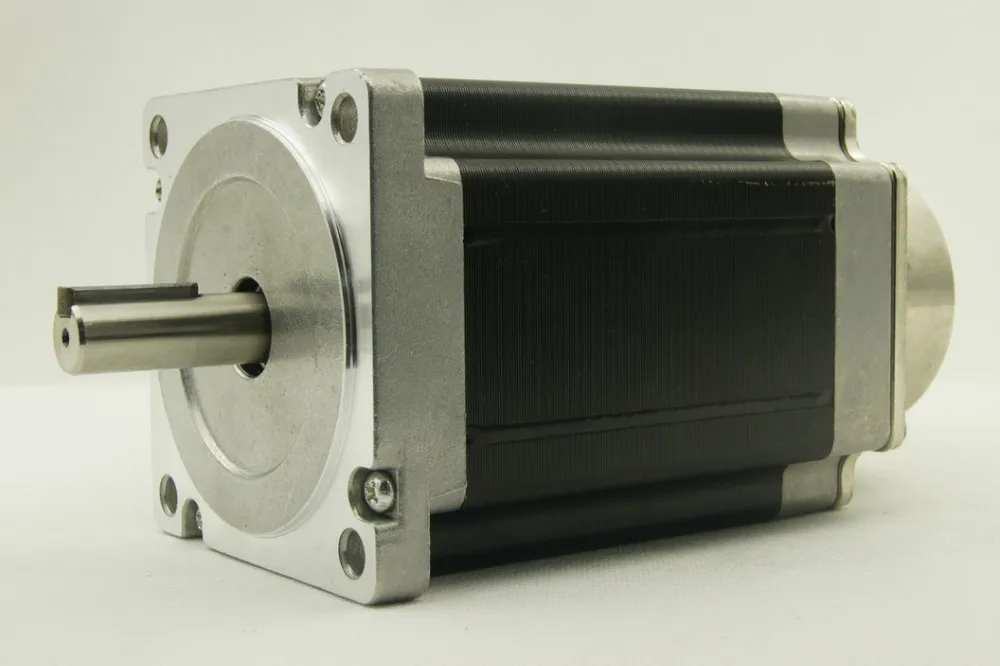 

NEMA34 size 86mm Stepper motors with brake 86HSB118A46013/86HSB118A46014 torque 8.5N.m(1215oz-in) shaft diameter 12.7/14mm