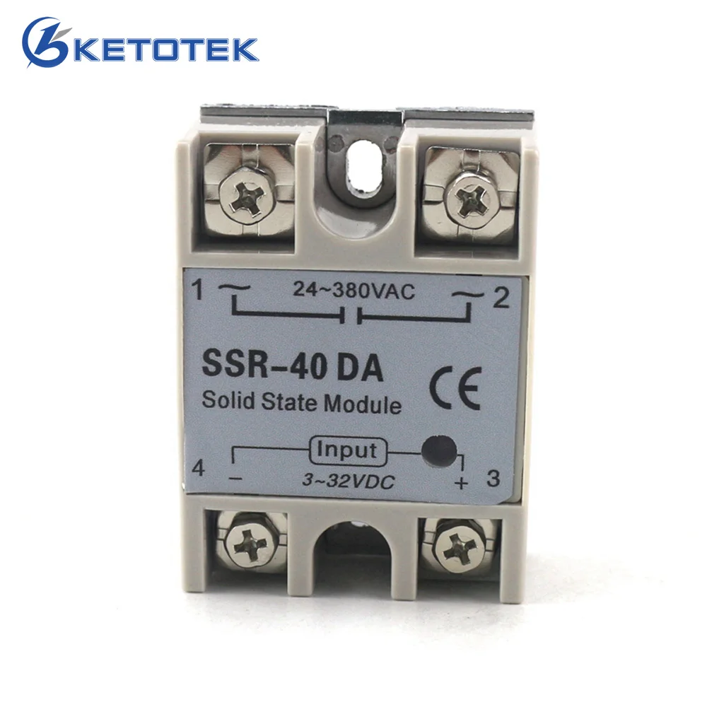 

SSR 40A SSR40A ssr-40A solid state relay,single phase ssr Free shipping