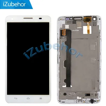 

100% warranty white LCD Screen Display with Touch Screen Digitizer+frame For Huawei Honor 3X Pro Ascend G750-T20 free shipping