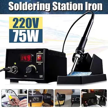 

SMD Soldering Station Iron LCD Display Desoldering Rework Solder Soldering Iron Welding Repair Tools 110V-220V