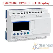 Или б/у Zelio Logic SR3 B261BD SR3B261BD умный релейный модуль для Schneider PLC с часами lcd панель 054998