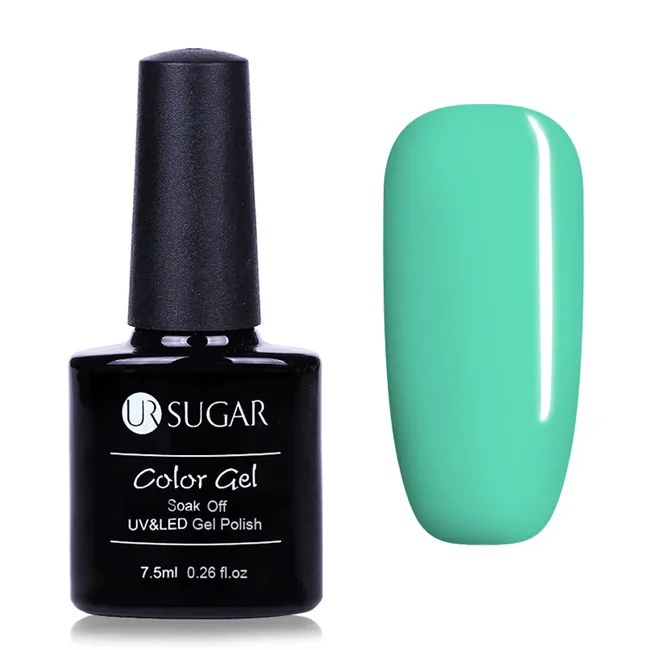 Ur Sugar Гель-лак для ногтей Желтая серия впитываемый чистый цвет ногтей УФ-Гель-лак для нейл-арта DIY цветной Маникюр украшение - Цвет: 639