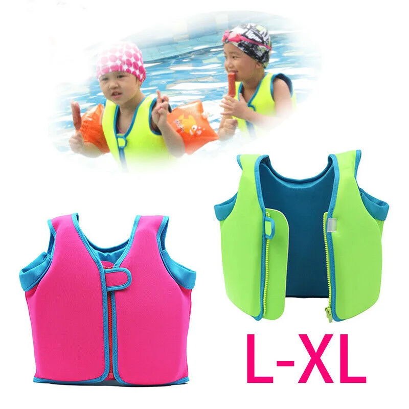 

2 Colors Summer Children Floating Swimming Life Jacket Buoyancy Safety Jackets Boating Drifting Lifesaving Vest Life Waistcoat