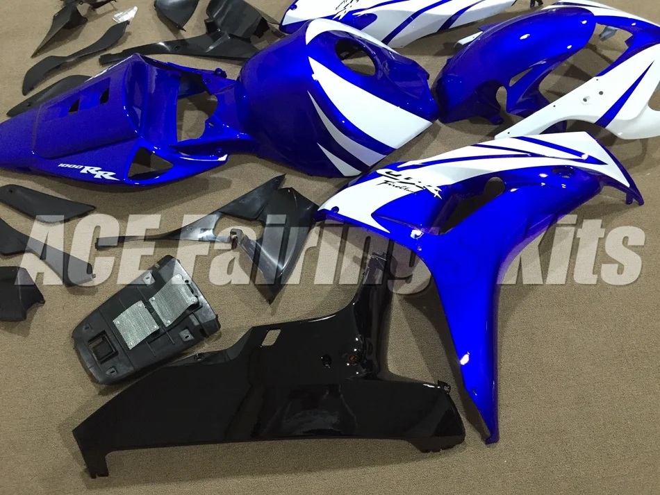 3 подарка ABS мотоцикл полный комплект обтекателя Подходит для Honda CBR1000RR 06 07 обтекатели CBR1000 1000RR 2006 2007 на заказ синий белый