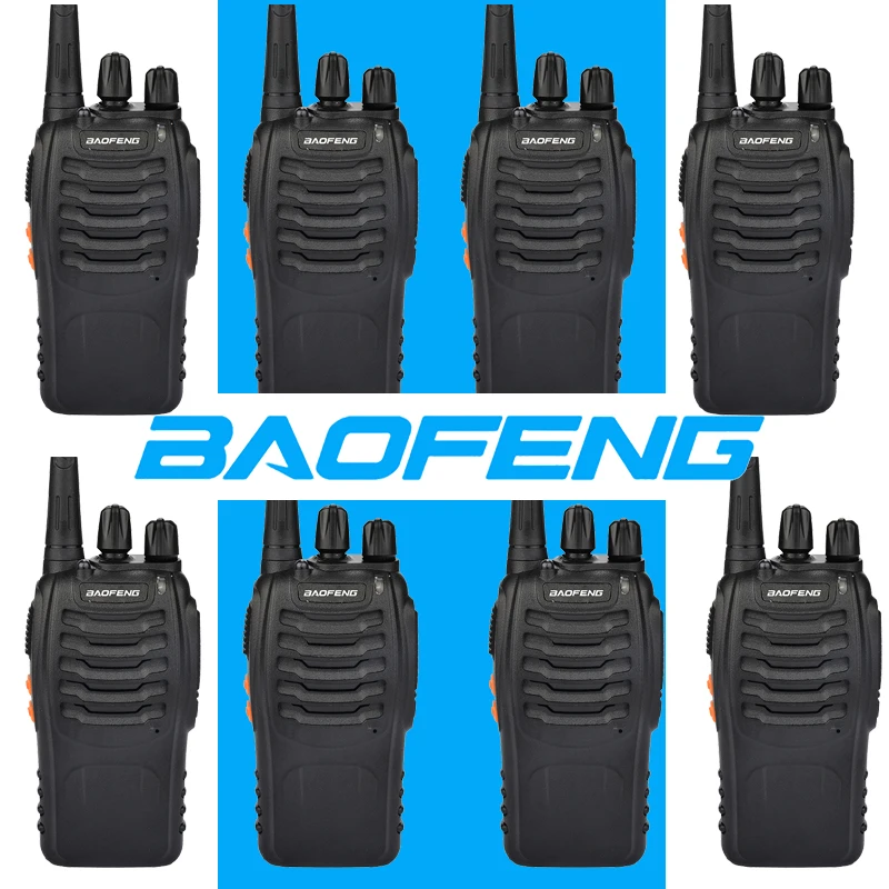 Рация Baofeng bf 888S 8 шт. 6 км УВЧ FM 400-470 МГц | Мобильные телефоны и аксессуары