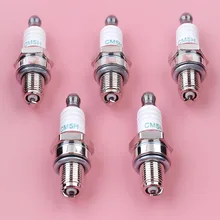 5pcs/lot Spark Plug For Honda GX25 GX35 35cc GX 25 35 4 Stroke Trimmer Brush Cutter Blower Lawn Mower Engine Spare Part new 4 stroke engine gx35 4 stroke petrol engine 4 stroke gasoline engine for brush cutter with 35 8 cc 1 3hp power ce approved