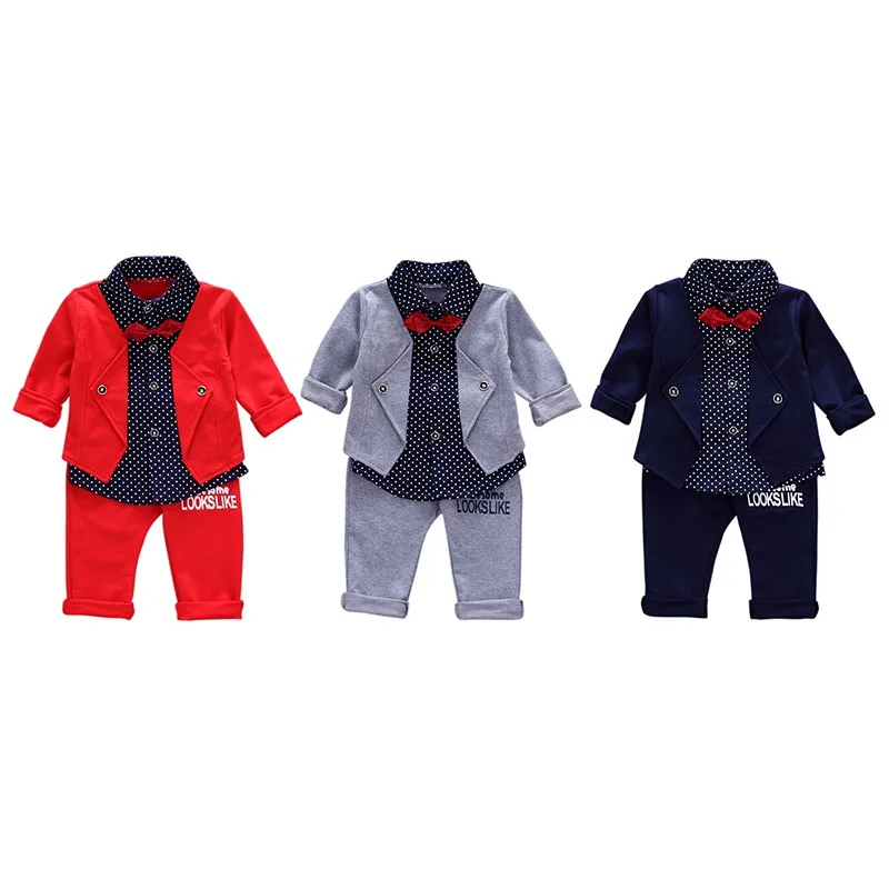

Children's Boy Spring Summer Suit Two-piece Kids Sets Baby Boy New British Wind Jacket +Pants Suit Stylish Baby Clothing Set