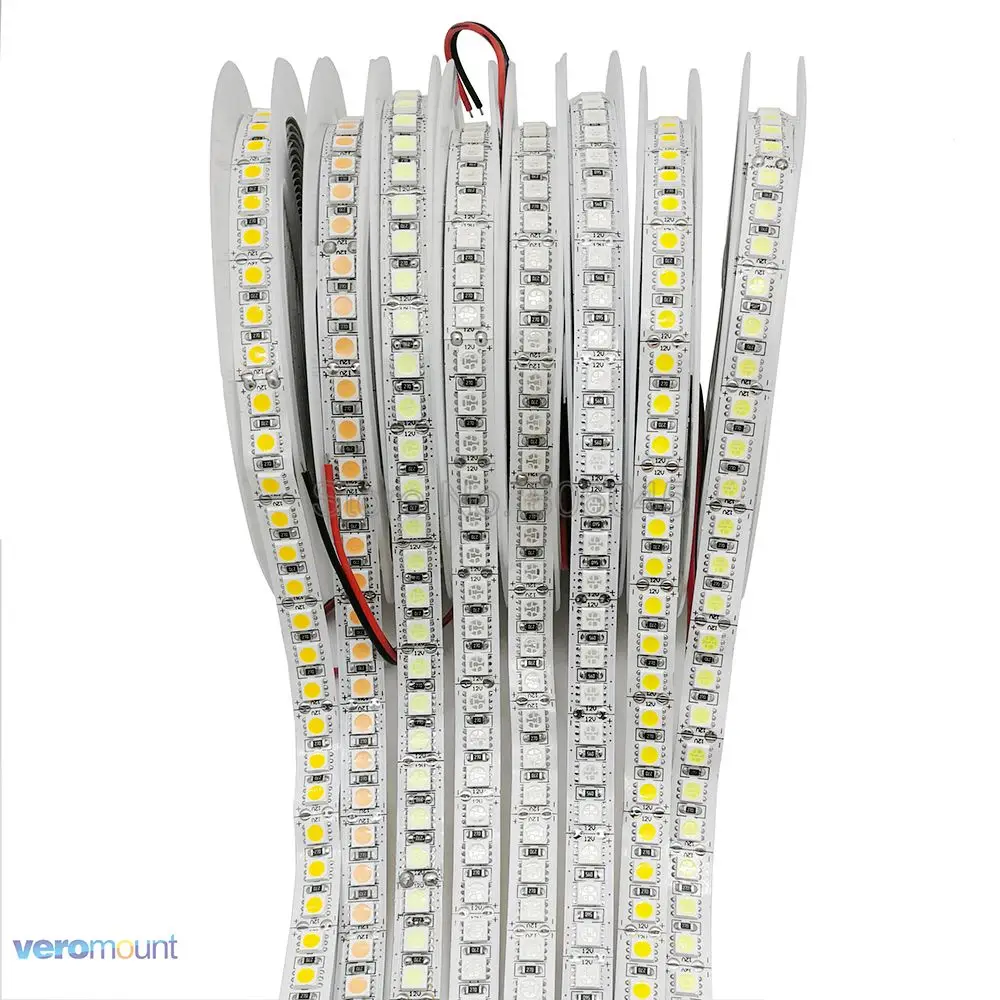 12 В 5050 Светодиодная лента 120 светодиодный s/m 5 М 600 светодиодный супер яркий Однорядный светодиодный гибкий Полосатый Белый теплый белый RGB ледяной синий цвета