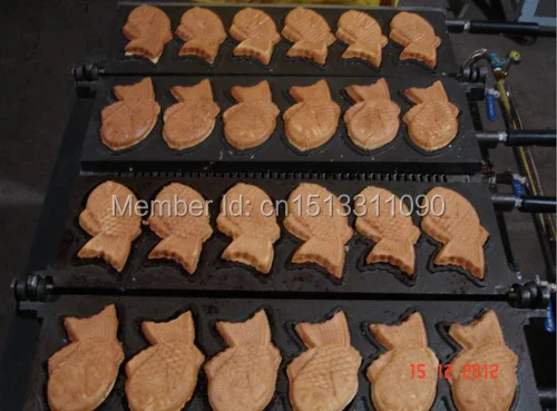 Коммерческих 110 v 220 v Электрический 6 шт рыба тайяки вафельница