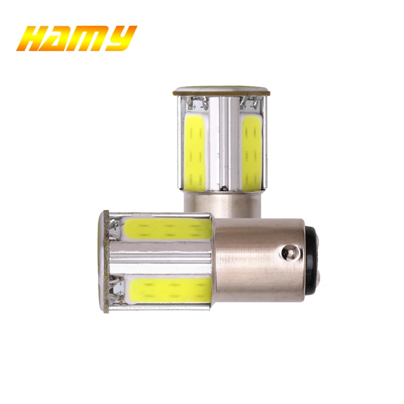 2x автомобильный P21W 1156 BA15S 1157 Bay15D светодиодный светильник COB сигнальный задний