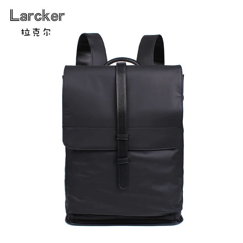 Рюкзак мужской нейлоновый с ремнем из ПУ кожи в стиле пэчворк|nylon backpack|backpack