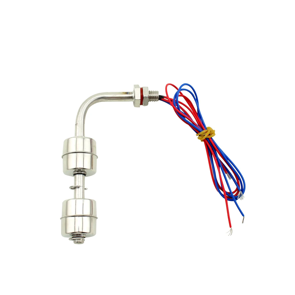 

220v MK-SLFS11510-2 Stainless Steel Tank Liquid Water Level Sensor Horizontal Float Switch Dual Ball Float Switch Free Shipping