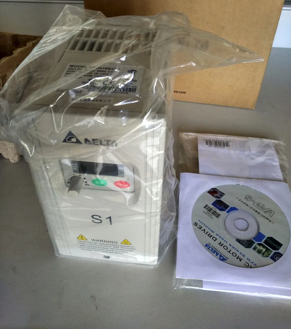 VFD015S43D DELTA VFD-S VFD Inverter Frequency converter 1.5KW 2HP 3PHASE 380V 400HZ