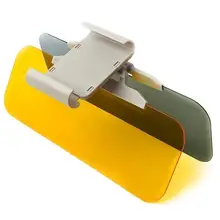 Автомобильный солнцезащитный козырек HD Автомобильный антибликовый ослепительный Очки День Ночь анти-ослепляющее зеркало прозрачное солнце УФ складной флип вниз HD прозрачный вид козырек