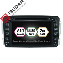 Android 7.1 2 Din 7 Inch Car DVD Player For Mercedes/Benz/CLK/W209/W203/W168/W208/W463/Vaneo/Viano/Vito RAM 2G WIFI GPS Radio