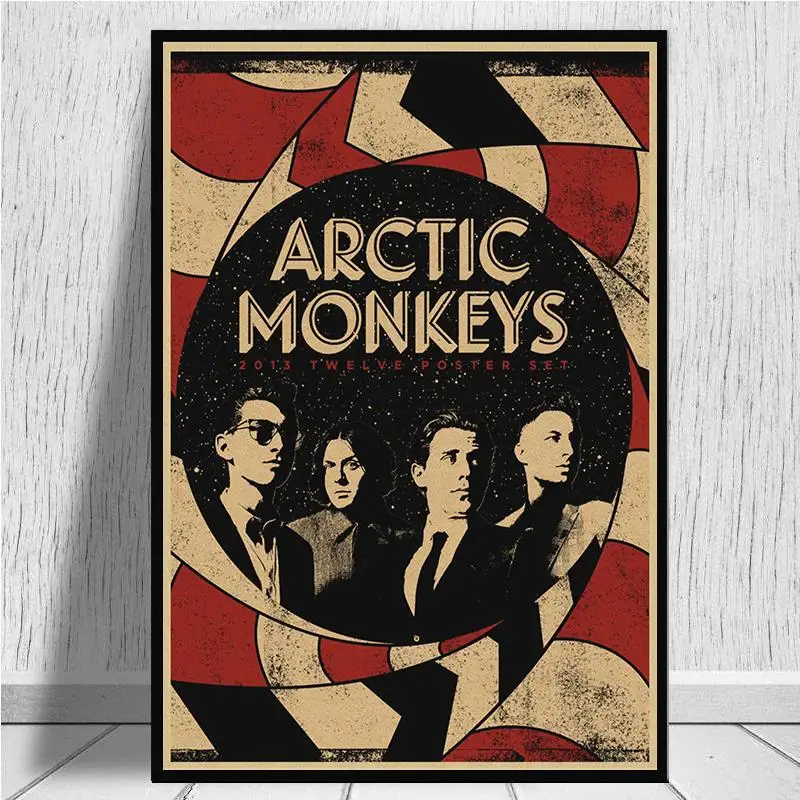 Рок-Группа Arctic Monkeys крафт-бумага плакат настенный домашний бар плакаты домашний декор