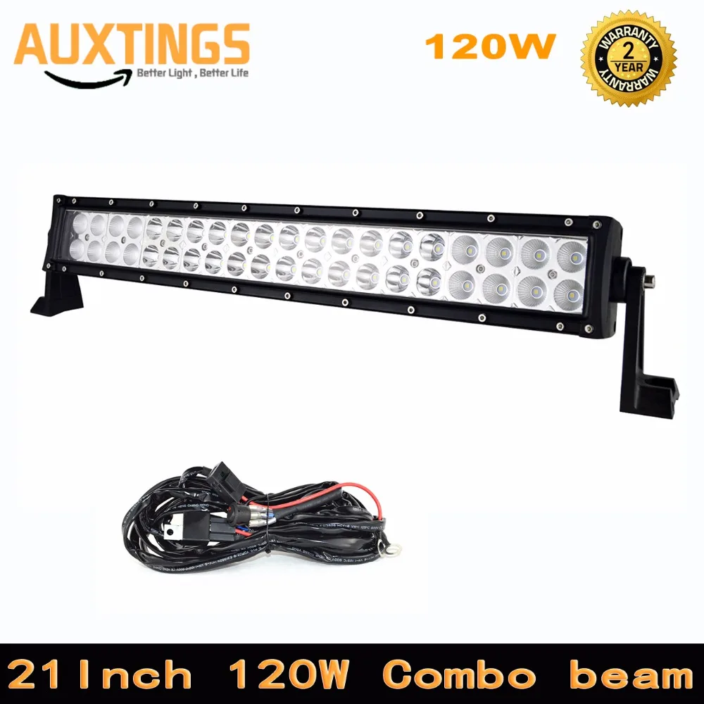 DISCOUNT!!! ip67 12/24 volt led light bar 21'' inch 120W COMBO light