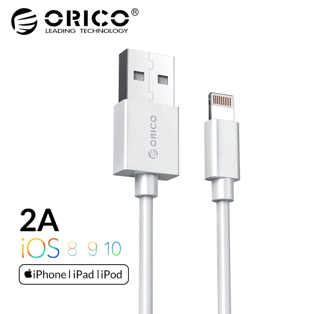 

ORICO Premium Cable Lighting to USB Cables for iPhone XS Max 8 Plus 7 6 6S 5 5S Mobile Phone Data Charging Charger Cord