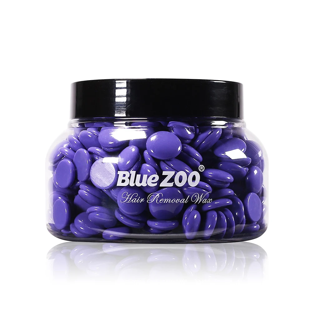 Blue ZOO 150 г Твердые восковые бобы натуральные ингредиенты для удаления твердых волос Восковая эпиляция для удаления волос