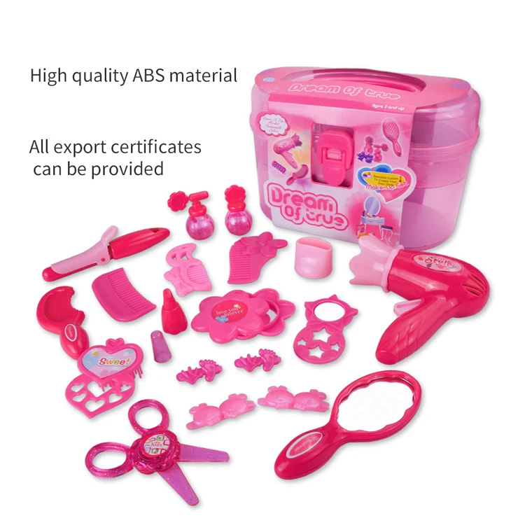 Детская имитационная игрушка-косметичка для девочек, детское платье, косметичка для принцессы, шкатулка для украшений