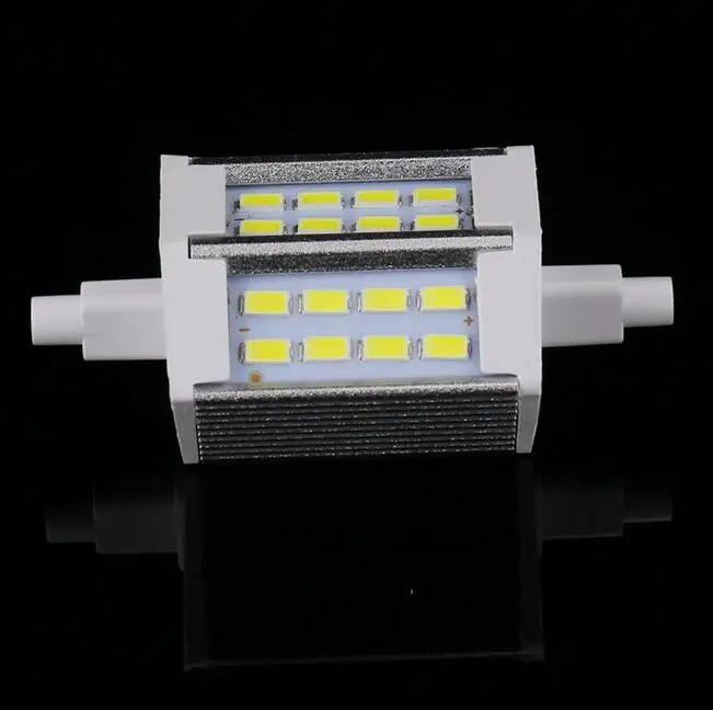 Заводская цена R7S Светодиодная лампа 15 Вт 25 24 48Led SMD5730 r7s 78 мм J78 118 J118 прожектор