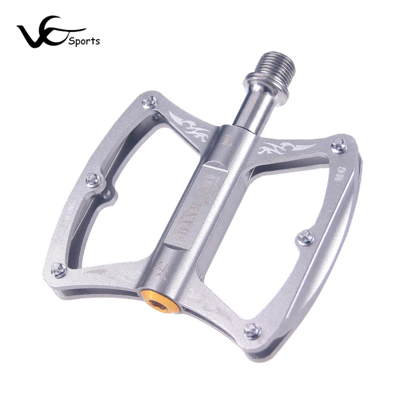 

SMS bicycle pedal bearings mountain bike exercise pedals ultralight 216g titanium alloy axis cycling 9/16 BMX folding pedale red