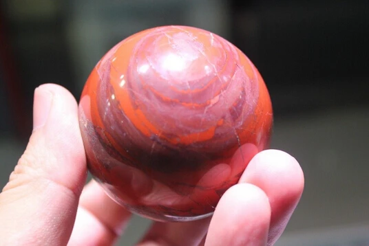 

B0601 422beautiful natural South African Red Jasper sphere ball statue