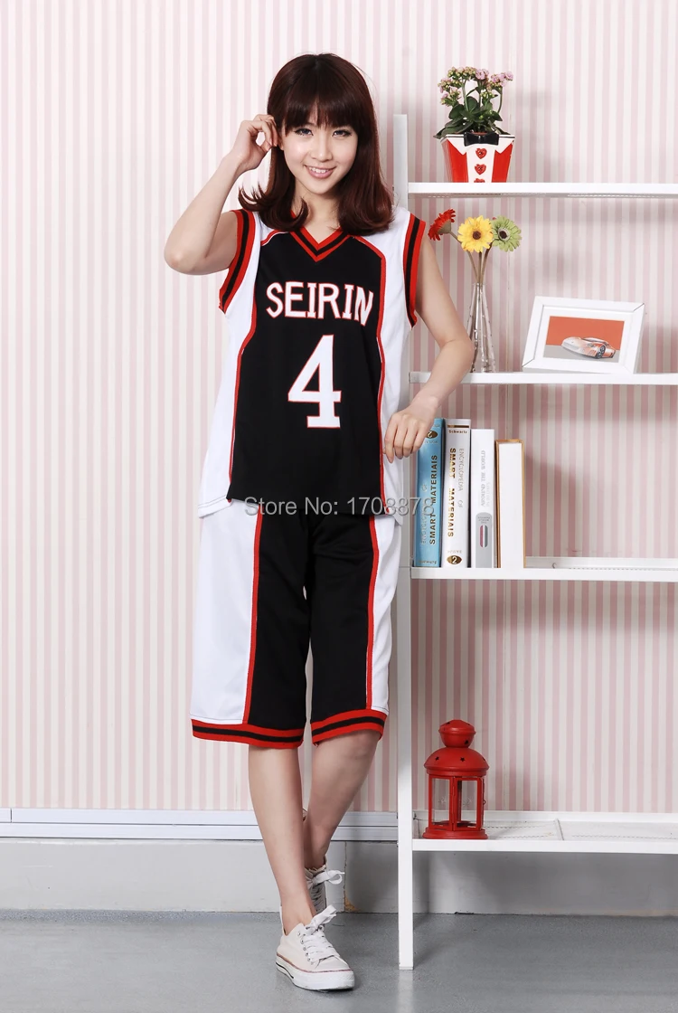3 стиля KUROKO'S Корзина мяч SEIRIN школа #4 10 11 Kuroko Tetsuya гостевой черный Трикотажный