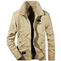 Военная куртка-бомбер мужская хлопковая Повседневная карго стиль Флисовая теплая тактическая Мужская куртка пилот осенне-зимняя мужская куртка пальто