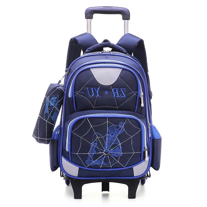 

High-quality Boy Knapsack Climb The Stairs Luggage Cartoon 5-10 Year Kids School Bag Students Children Travel Backpack