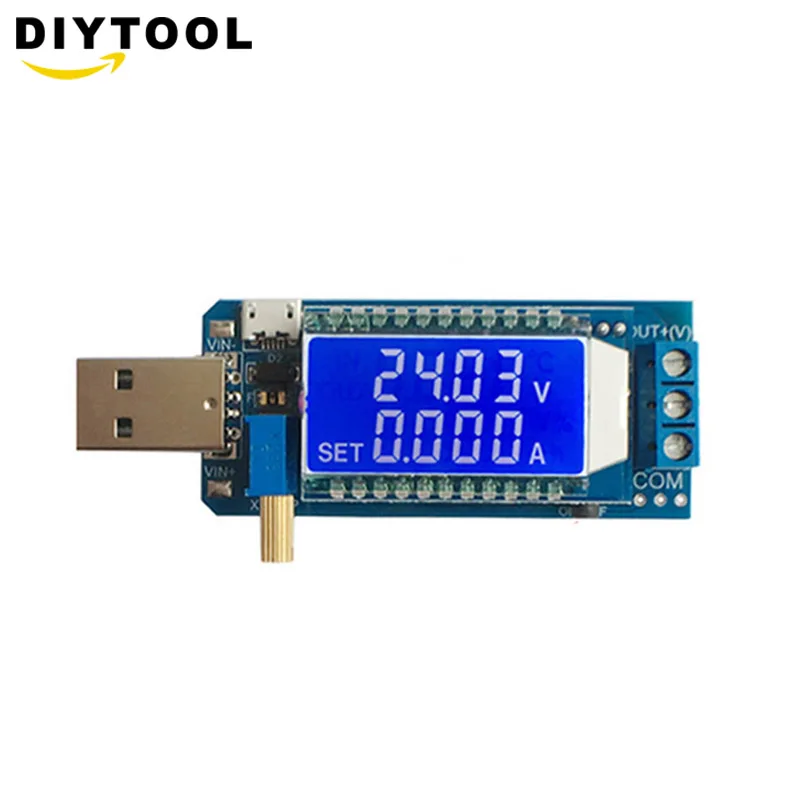 DC-DC USB питание модуль lcd Регулируемый Buck-boost мощность Регулятор модуль 5 В до 3,3 в 9 в 12 В 24 В Desktop мощность модуль