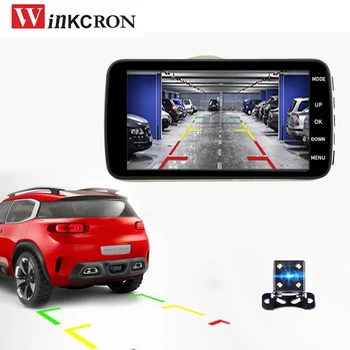 

Car Rearview Camera 4" IPS DVR Dash Cam Full HD 1296P ADAS 170 degree angle WDR 1080P Car DVR Camera Video Recorder Registrar