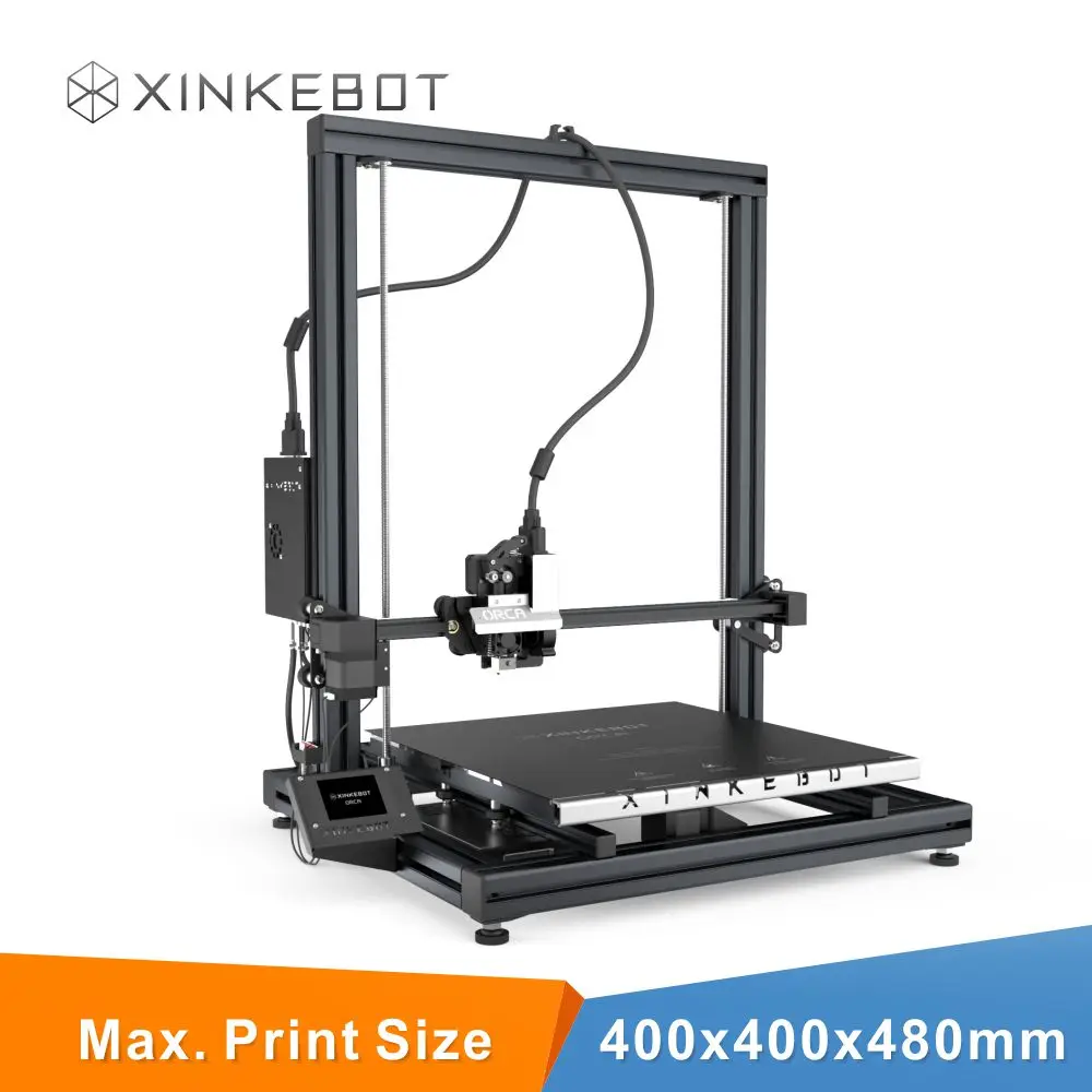 Xinkebot 3D Printers Orca2 Cygnus Metal Frame Structure Dual Extruder Works with ABS and PLA Free