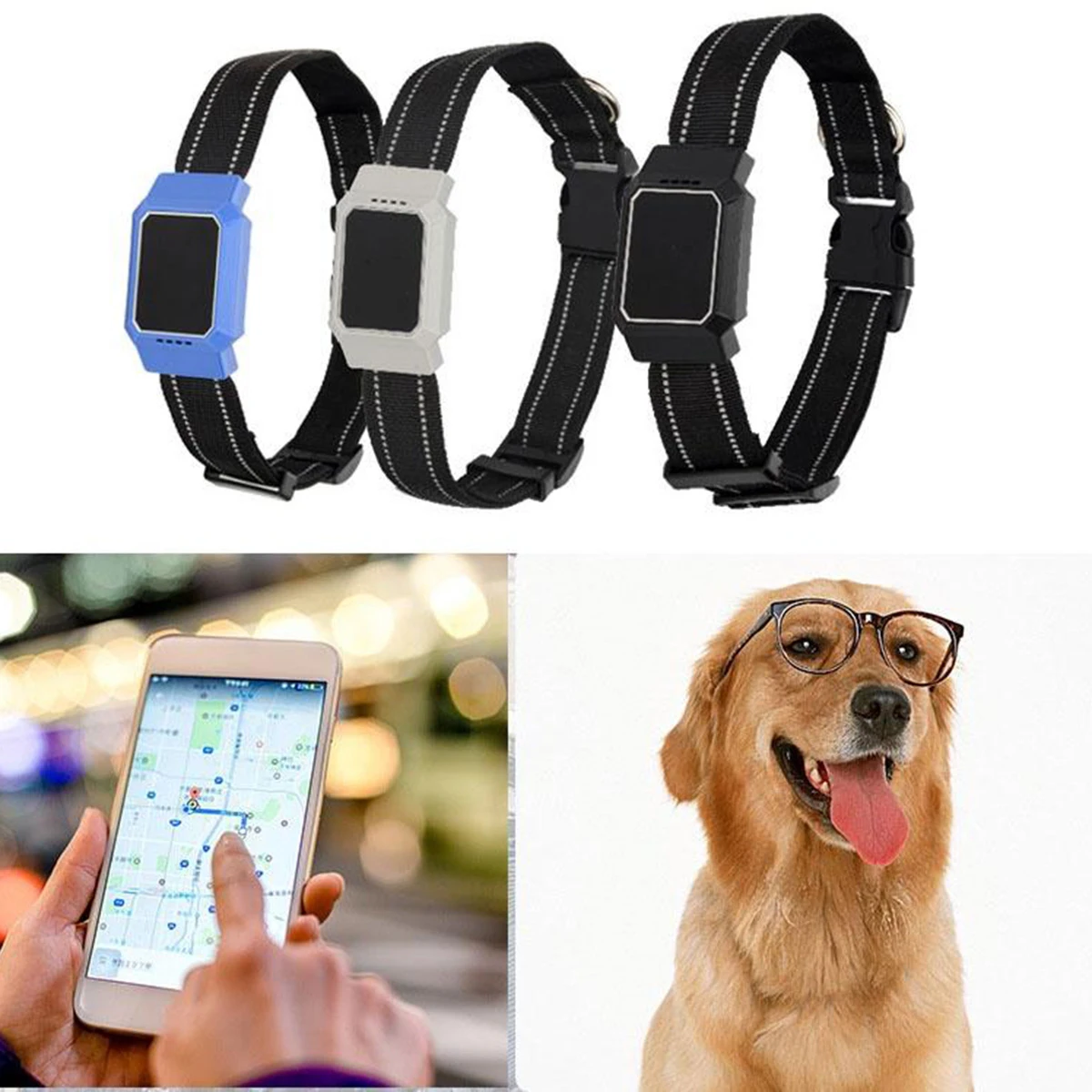 

Waterproof IP67 Mini Pet GPS Tracker Collar Smart GPS GSM GPRS Tracker For Dogs Cats Cattle Sheep Real Time Tracking Locator
