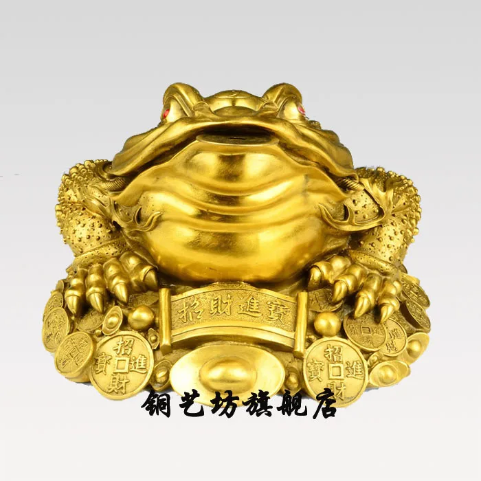 

Special Copper Toad Recruit Wealth Goods Display Rather Than Opening The Light Toad Three Pure Gold Cicada Shop Practice Gift