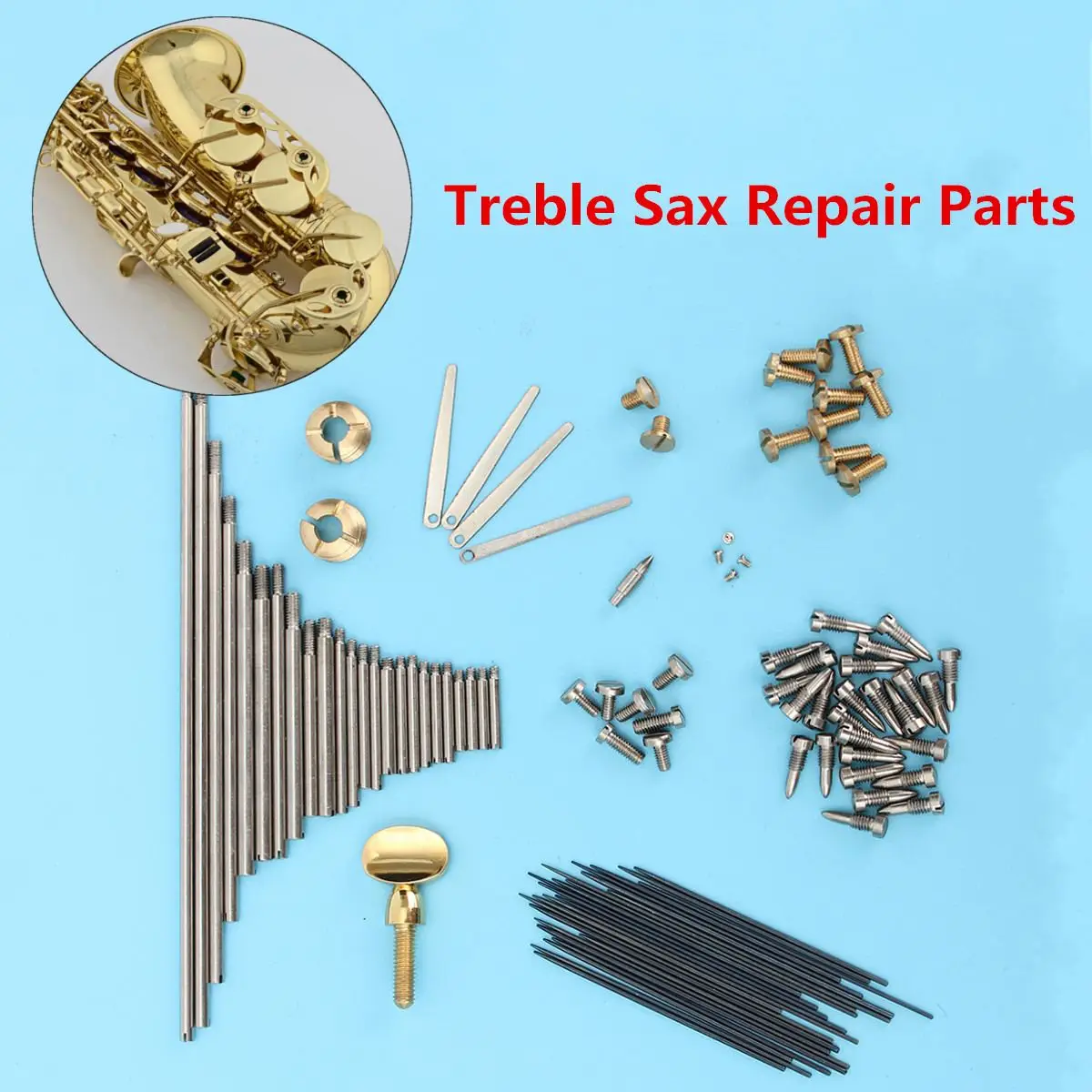 High Quality NEW 1Set Tenor sax repair parts Rollers screws Spring