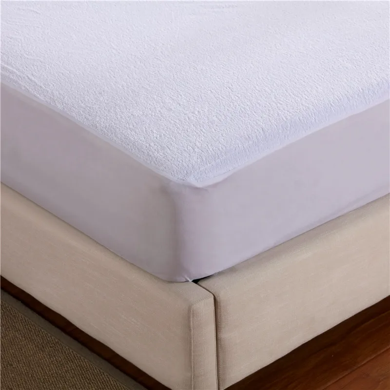 IRoyal All Size Cotton Terry Mattress Cover Elastic Bed Sheet Waterproof Bed Cover For Foam Matress Cover For Bed Protector (4)