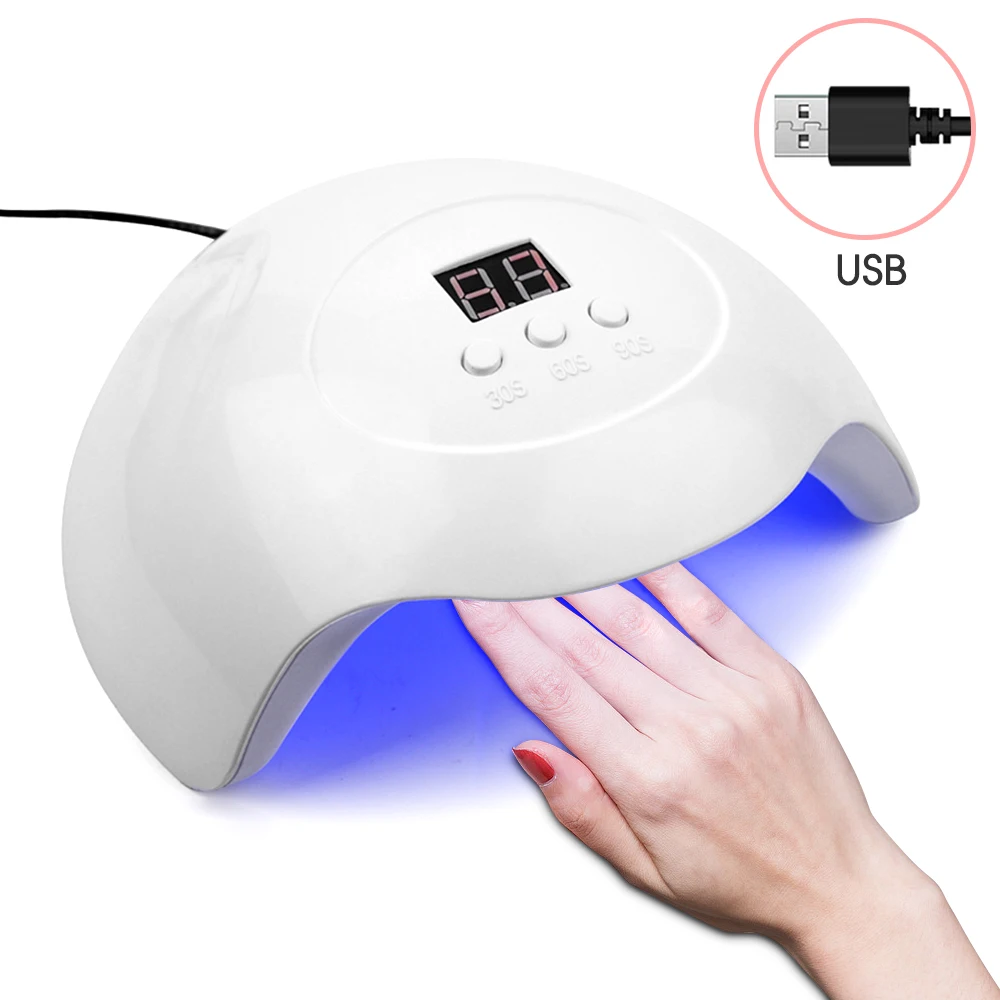 

DIOZO 36W UV Lamp 15 Pcs Leds Lamp for Nails with Portable Digital display nail dryer Touch button Nail Art Tools