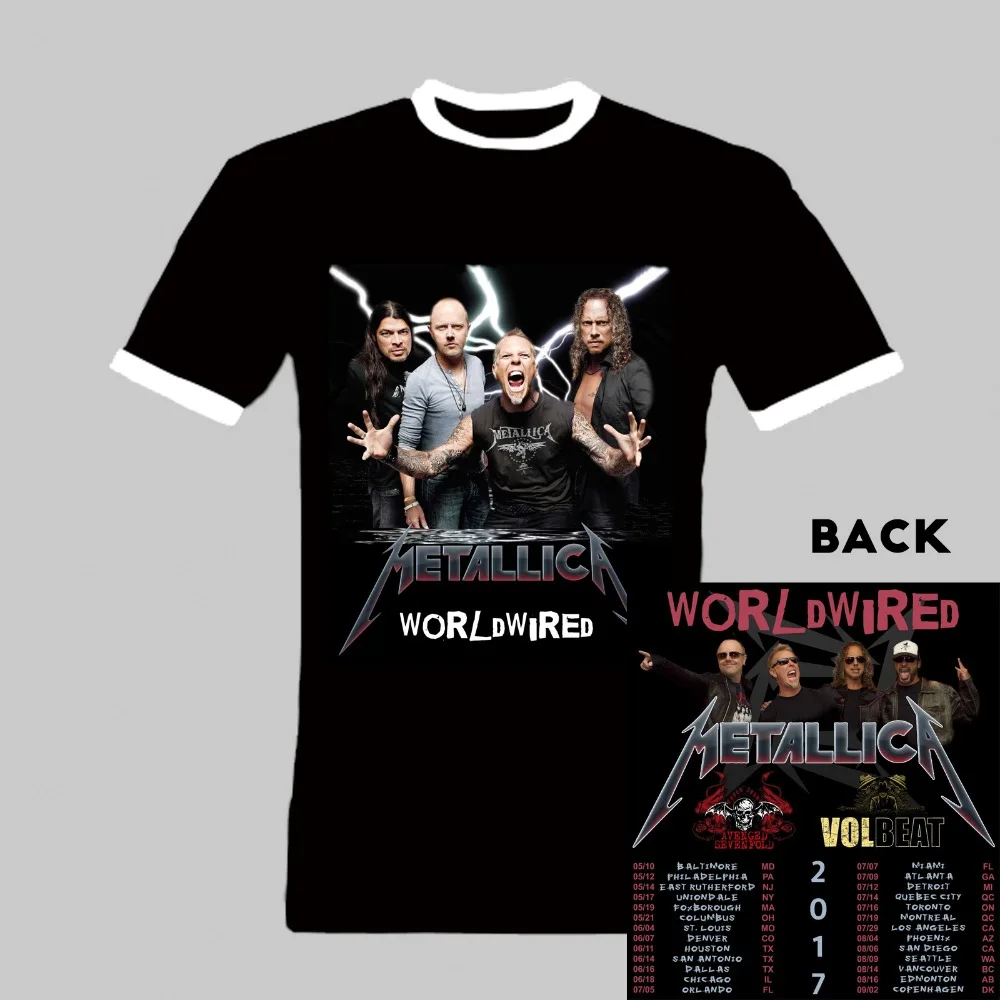 Metallica Volbeat Avenged Sevenfold Tour Shirt Metallica Volbeat Avenged Sevenfold Tour Shirt