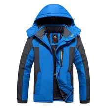 Мужская зимняя флисовая водонепроницаемая куртка для спорта на открытом воздухе, теплое Брендовое пальто для походов, кемпинга, походов, лыжного спорта, мужские куртки 100wy