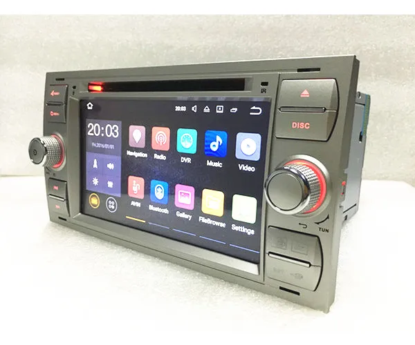 Flash Deal 2din Car radio DVD 1024*600 Quad Core  Android for Ford Old Focus 2 Kuga Mondeo Connect S-MAX C-MAX Fusion Galaxy Fiesta Transit 2