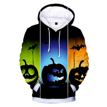 

Hot Sale Halloween 3D Print Hoodeies Sweatshirt Male/Female 3D print hip hop Leisure Hoodies Halloween 3D Print Hoodies