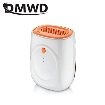 

DMWD Electric Mini Air Dehumidifier Ultra-quiet 500ml Air Dryer intelligent Moisture Absorbing Machine wardrobe bookcase EU US