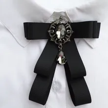 Новая повседневная мужская мода Корейский ручной работы колледж Ветер галстук бабочка алмаз ретро корсаж воротник рубашка аксессуары