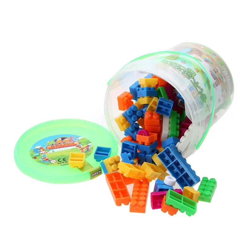 104pcs/set Building Blocks City Baby DIY Bricks Toys Colorful Children Educational Toy Assemble Building Block Bricks Kids Toy baby-building-blocks