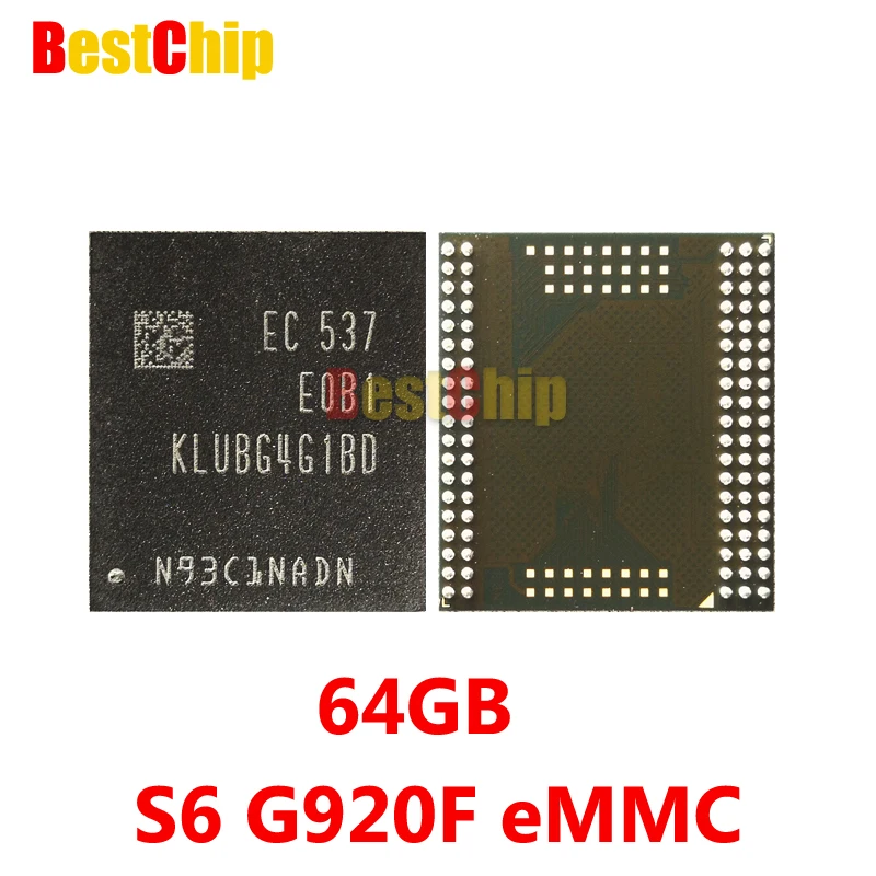 KLUBG4G1BD-E0B1 для samsung S6 G920F eMMC 64 Гб ИС флэш-памяти NAND чип