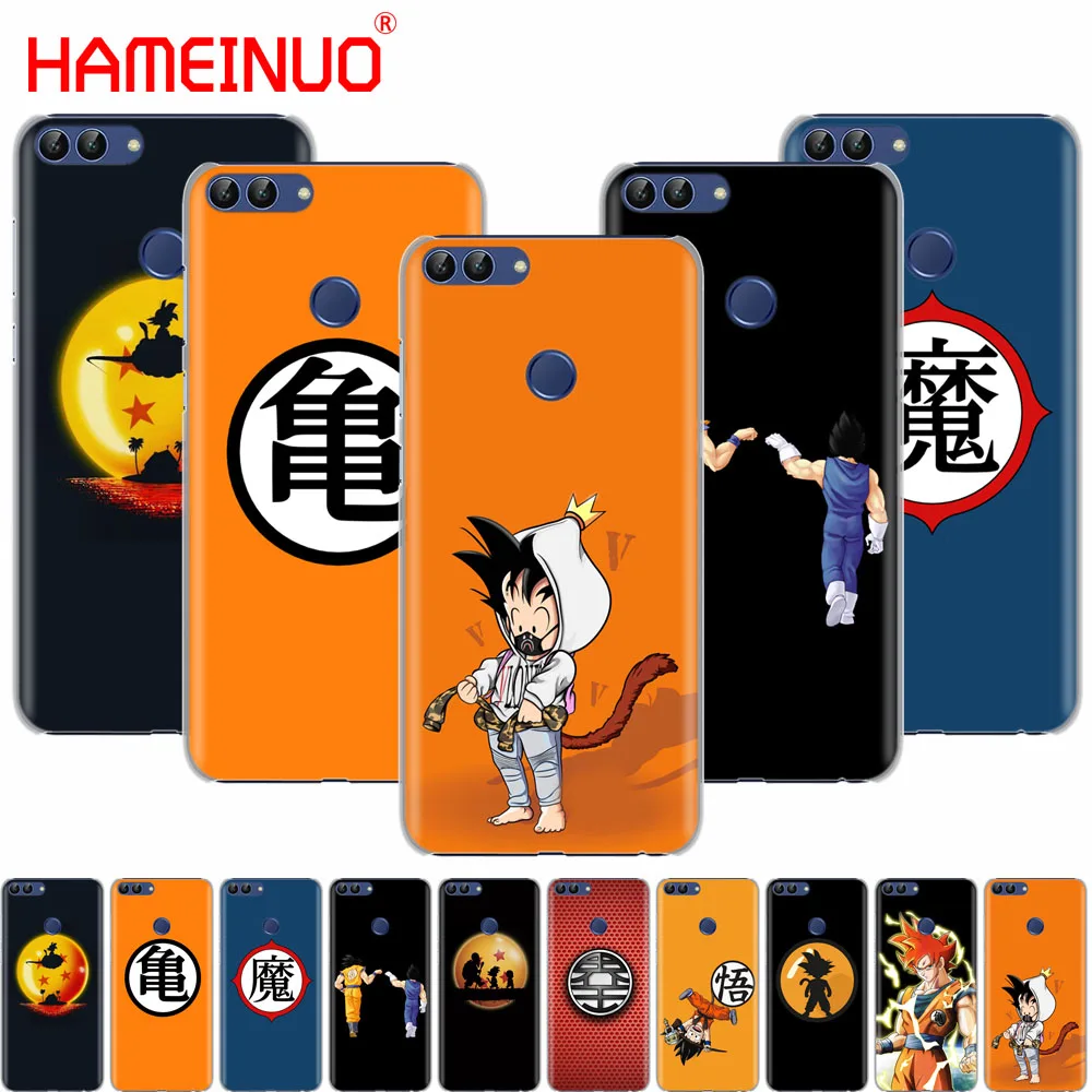 

HAMEINUO Dragon Ball Saiyan Goku logo yellow cell phone Cover Case for huawei Honor 7C Y5 Y625 Y635 Y6 Y7 Y9 2017 2018 Prime