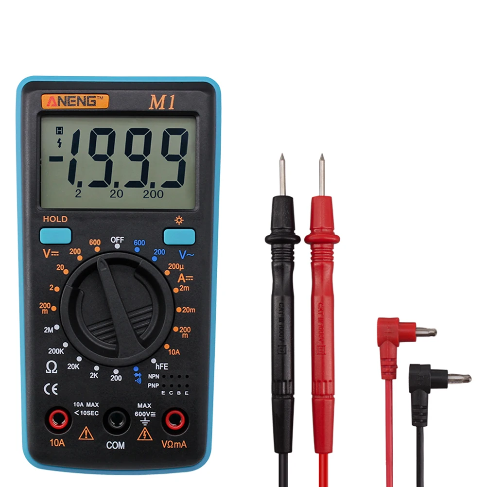 M1 High Precision Digital Multimeter Pocket Multi Functional Daily Use Electrical Maintenance