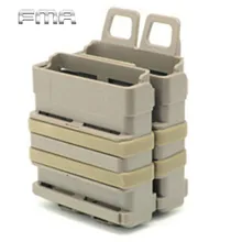 Шлем FMA Rifle 5,56 Mag M4 Magazine Fast MOLLE прикрепить тактический Чехол клип/5,56 мм крепежный элемент для магазина M4 два держателя журнал